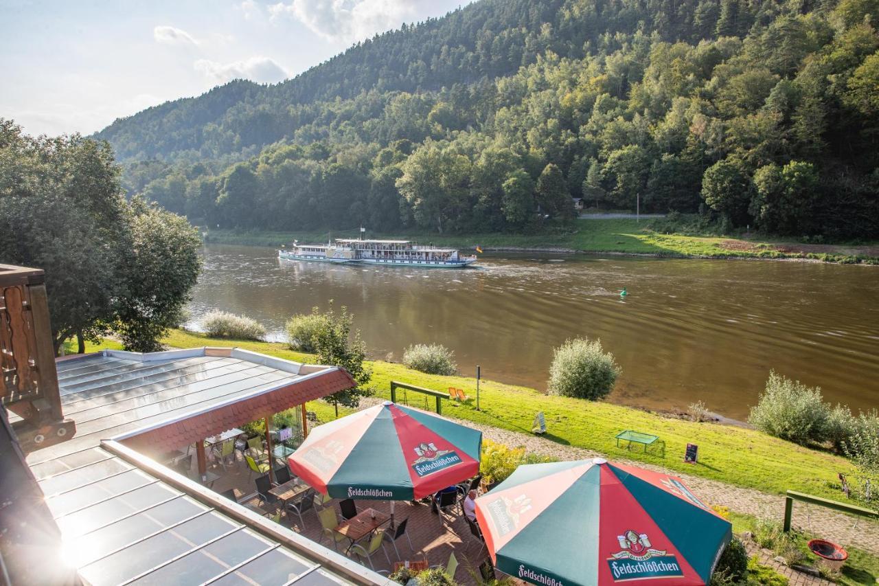 Pension Bomaetscher Prossen Exterior photo