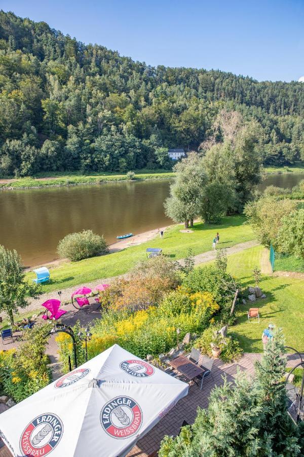 Pension Bomaetscher Prossen Exterior photo